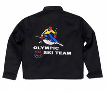 Load image into Gallery viewer, OLYMPIC SKI WORKER JACKET (BLACK)
